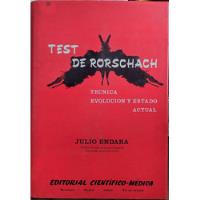 Test De Rorschach - Julio Endara segunda mano  Argentina