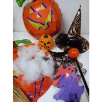 Kit Decoración Halloween Surtido Araña, Bruja, Calabazas , usado segunda mano  Argentina