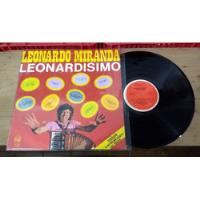 Leonardo Miranda Leonardisimo 1987 Disco Vinilo Lp segunda mano  Argentina