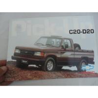 Folleto Pick Up Chevrolet C20 D20 No Manual Antiguo C10 Brav, usado segunda mano  Argentina