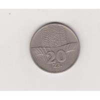 Moneda Polonia 20 Zloty Año 1973 Muy Bueno segunda mano  Argentina