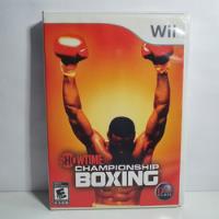 Juego Nintendo Wii Showtime Championship Boxing - Fisico segunda mano  Victoria