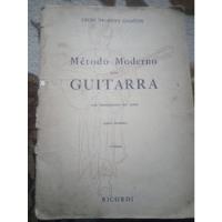 Libro Método Moderno Para Guitarra Curso Aprender Ricordi  segunda mano  Argentina