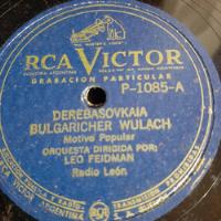 Pasta Leo Feidman Radio Leon Rca Victor C443, usado segunda mano  Argentina