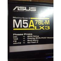 Combo Asus M5a78l-m Lx3 + Micro Athlon Ii X2 270 + 4 Gb Ram  segunda mano  Pilar