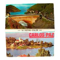 Tira Album De 14 Postales Antiguas De Carlos Paz A Color, usado segunda mano  Argentina
