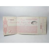 Antiguo Cheque Banco Nación 1920 S/c Sello Al Agua Mag 57263, usado segunda mano  Argentina