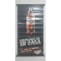 Coca Cola Zero Banner Publicidad Botella  1,5 L Año'99 (347) segunda mano  Argentina