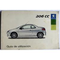 Libro Manual De Usuario: Peugeot 206 Cc Coupé Y Cabriolet segunda mano  Argentina