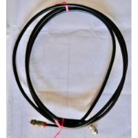 Cable Coaxial Negro 4 Mm X 2 M. + 4 Mm X 0,50 M + Conectores segunda mano  Argentina