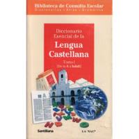 Usado, Diccionario Esencial De Lengua Castellana Santillana 2 Tomos segunda mano  Argentina