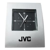 Reloj De Escritorio Jvc Plateado Metálico. , usado segunda mano  Argentina