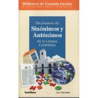 Diccionario Sinonimos Antonimos Lengua Castellana Santillana segunda mano  Argentina