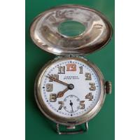 Reloj Half Hunter Silver Cyma Tavannes Cazador Military 35mm, usado segunda mano  Argentina