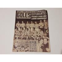 Revista Goles N° 1024 De 1968 Estudiantes Premio segunda mano  Argentina