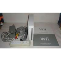 Consola Nintendo Wii Completa Joistick Cable Manual No Envío, usado segunda mano  longchamps