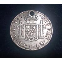 Moneda Potosi  1/2 Real 1821. Plata segunda mano  Argentina