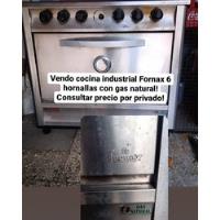 Cocina Industrial Fornax 6 Hornallas. Gas Natural , usado segunda mano  Argentina