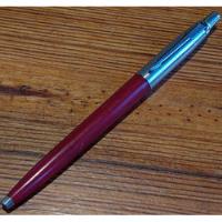 Parker Jotter Made In Usa Rojo Acero Tinta Azul Bolígrafo , usado segunda mano  Argentina