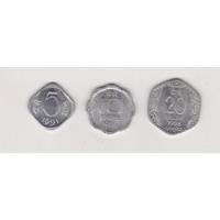 Lote 3 Moneda India 5 Año 1991 +10 Año 1986+20 Año 1988paise, usado segunda mano  Argentina