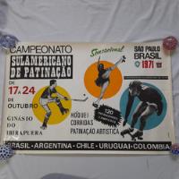 Poster, Afiche Campeonato De Patin 1971. Hockey Artistico segunda mano  Argentina