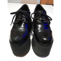 Zapatos Botines Acordonados Mujer Plataf N36 Detalle Puntera segunda mano  Argentina