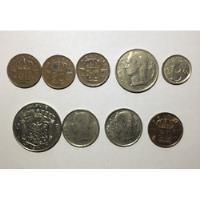 Lote De9 Monedas De Bélgica Antiguas 1952 A 1979-usado segunda mano  Argentina