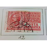 Estampilla Italia Posta Pneumatica Yt.12 -15 Cent.usada segunda mano  Argentina