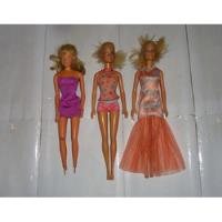 Lote 3 Barbies Originales Mattel Con Detalle Leer, usado segunda mano  Argentina