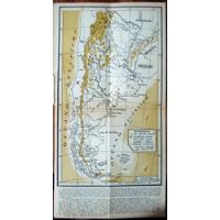 Mapa Antiguo Fisico Argentina 1930 20x40 Cms Sierra Montaña segunda mano  Argentina