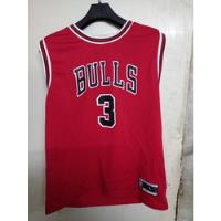 Camiseta Bulls Wade Nba Original,  Traída De Usa. Talle L., usado segunda mano  Argentina