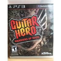 Juego Guitar Hero Warriors Of Rock Playstation 3. segunda mano  Argentina