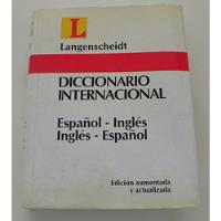 Diccionario Internacional - Langenscheidt - 1988 segunda mano  Argentina