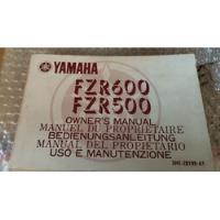 Manual Usuario Moto Yamaha Fzr 600 - 1991/92 segunda mano  Argentina