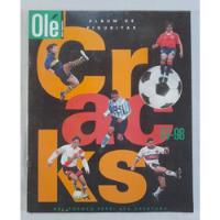 #q Album Futbol Cracks 97-98 Ole  Incompleto segunda mano  Argentina