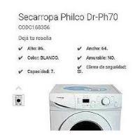 Repuestos Secarropas Philco Modelo Drph70 Consulte Necesita, usado segunda mano  Argentina