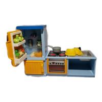 Usado, Playmobil Cocina Con Heladera Horno Comida Vajilla Freezer segunda mano  Tribunales