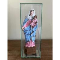 Estatua Virgen Del Rosario De San Nicolás Con Vitrina.sacro. segunda mano  Argentina