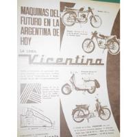 Motos Vicentina Publicidad Motocicletas Maquinas Del Futuro segunda mano  Argentina