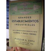 Catálogo Tufarolo Talleres 1936 Cajonera Y Pompas Funebres, usado segunda mano  Argentina