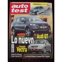 Auto Test 192 10/06 Audi Q7 Citroen C3 Xtr Chevrolet Vectra segunda mano  Argentina