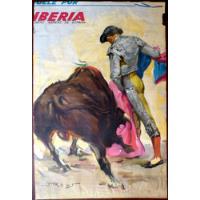 Antiguo Afiche De J. Reus Torero Cartel Publicidad Iberia, usado segunda mano  Argentina