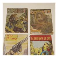 4 Revistas Comanche. Rio Bravo. El Coyote. Año 1960, usado segunda mano  Argentina