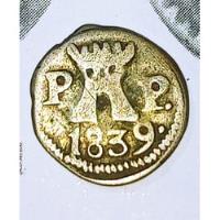 Usado, Moneda De Cordoba 1/4 Real 1839 Plata Cj 6.1.20 A13 R29 Vf segunda mano  Argentina