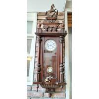 Antiguo Reloj De Pared Alemán Con Sonería, Gran Diseño  segunda mano  Argentina
