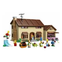 Lego Casa De Los Simpsons. Original. Sin Caja. 3 Manuales.   segunda mano  Argentina