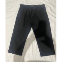 Pantalon Capri Negro Jeans Liviano Pescador Mujer Talle 52  segunda mano  Argentina