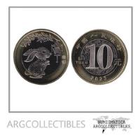 China Moneda 10 Yuan 2023 Año Del Conejo Bimetalica Unc segunda mano  Argentina
