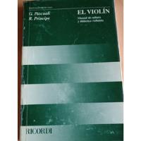 Libro El Violín. Manual De Cultura Y Didáctica Violinística segunda mano  Argentina