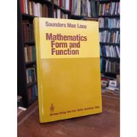 Mathematics Form And Function - Saunders Mac Lane, usado segunda mano  Argentina